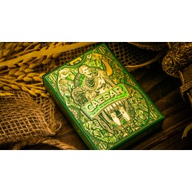 Murphy's Magic Supplies, Inc. Caesar (Green) Riffle Shuffle Playing Cards