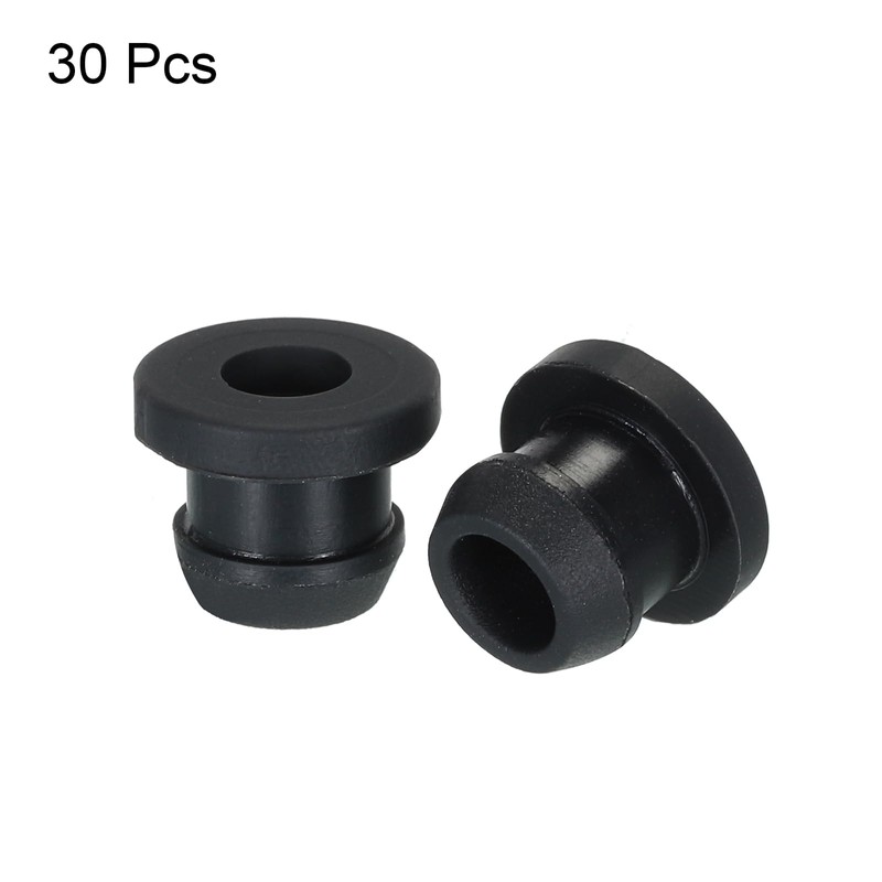 QUARKZMAN Pack of 30 Snap Rubber Grommet Plug Mount Diameter