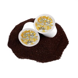 Ellis Coffee - 1854 Roast - Dark Roast - Single Serve Coffee Pods - For Use in Most K-cups and Keurig 2.0 Brewers - 24 Coffee Pods