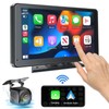 Portable Wireless with Apple CarPlay and Android Auto Screen for