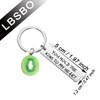 Kiwi Keychain You Hold the Kiwi to My Heart Keychain