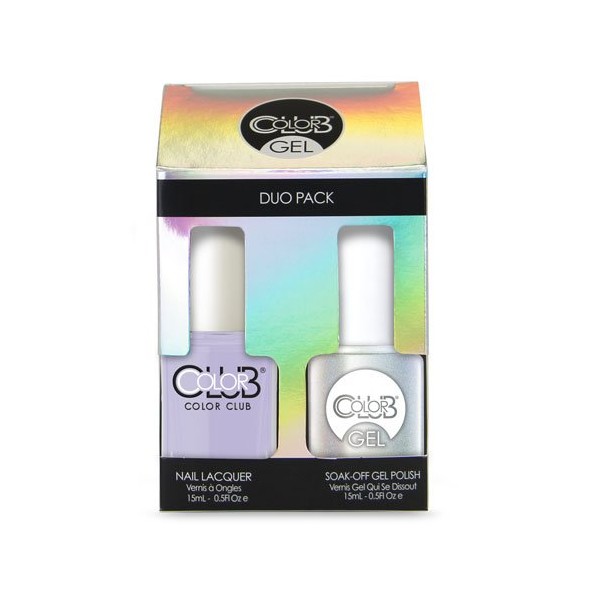 Color Club Holy Chic Gel + Lacquer Duo Includes 1 Each Of 05gel1040 and 05a1040, 0.5 fluid_ounces