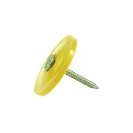 1" x 12GA Ring 304SS Plastic Cap Nails 100ct