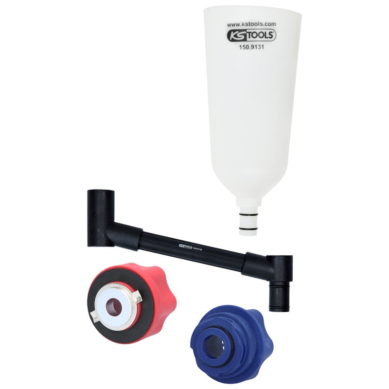 KS Tools 150.9155 Oil Filling Funnel Set with Rotating Angle