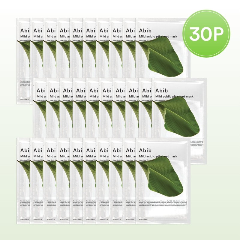Aviv [Large volume plan] 30 slightly acidic sheet mask fits