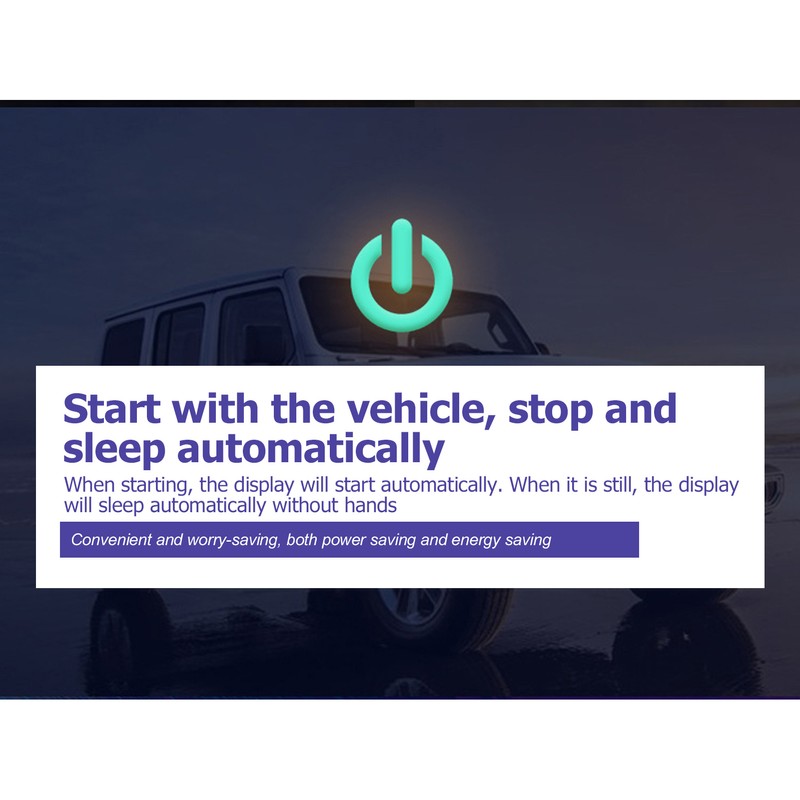 Universal Intelligent Car Inclinometer Tilt Gauge High Resolution HUD Digital
