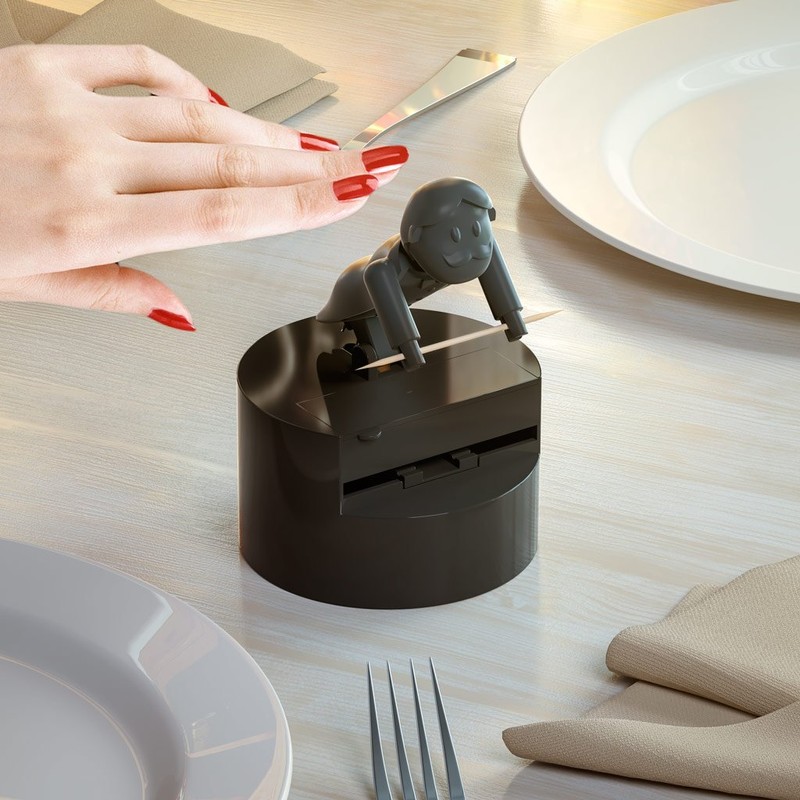 balvi toothpick dispenser.Automatic toothpick dispenser