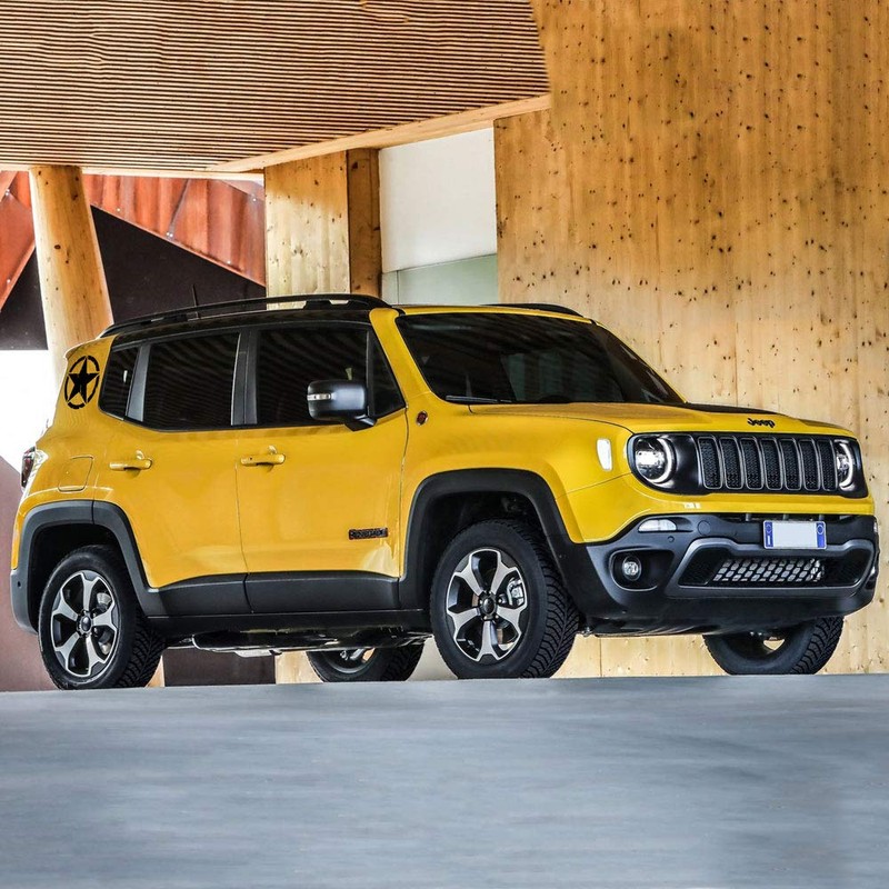 4R Quattroerre.it 17091 Stickers Army Star for Jeep Renegade, Diameter