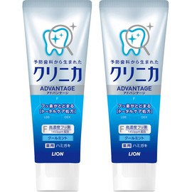Clinica Advantage Toothpaste, Cool Mint, 2x 4.6 oz (130 g) (Quasi-Drug).