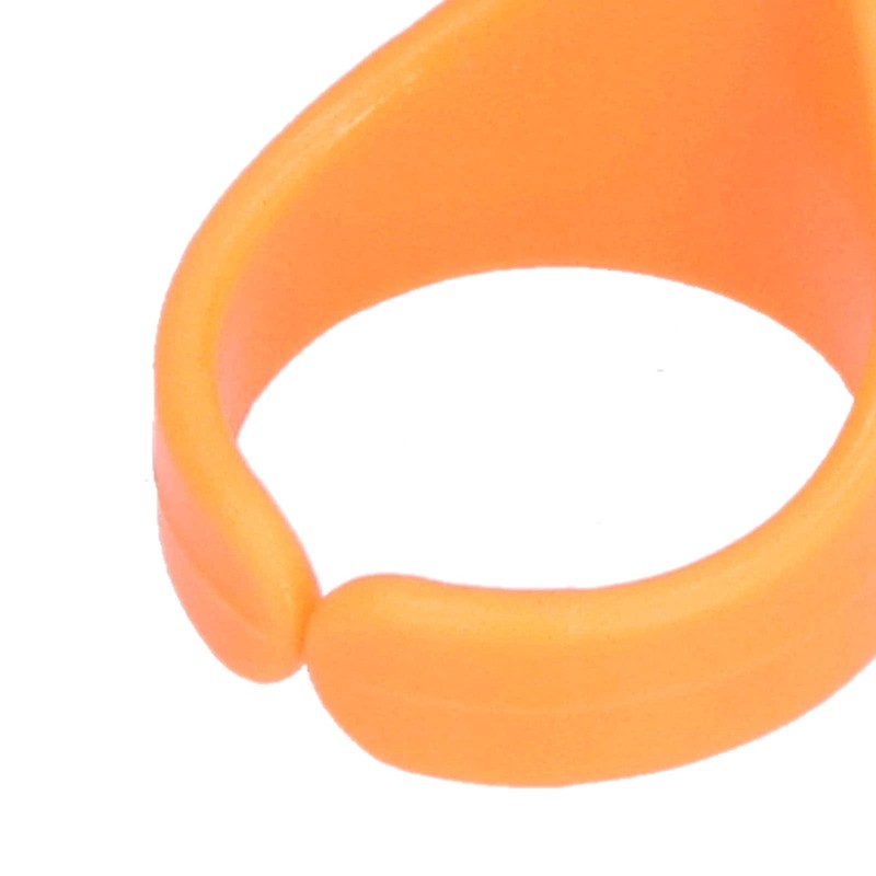 15Pcs Ring Sewing Thimble Ring Finger, Plastic Quilting Thread Cutter