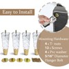 JEREVER Diamond Pattern Acrylic Furniture Legs Pack of 4 Replacement