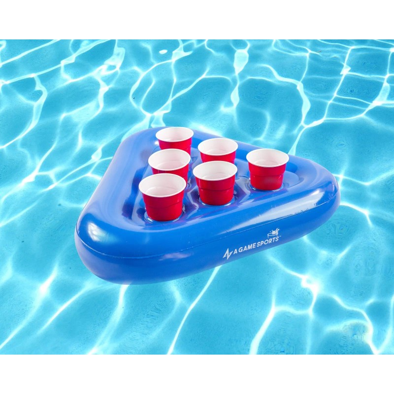 A Game Sports Pool Lounge Floating Beer Pong Set Game