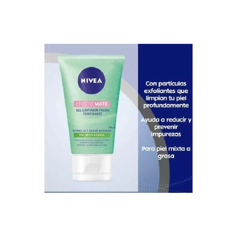 Nivea Kit Nivea Limpiador, Gel Hidrat Y Agua Micelar Efecto