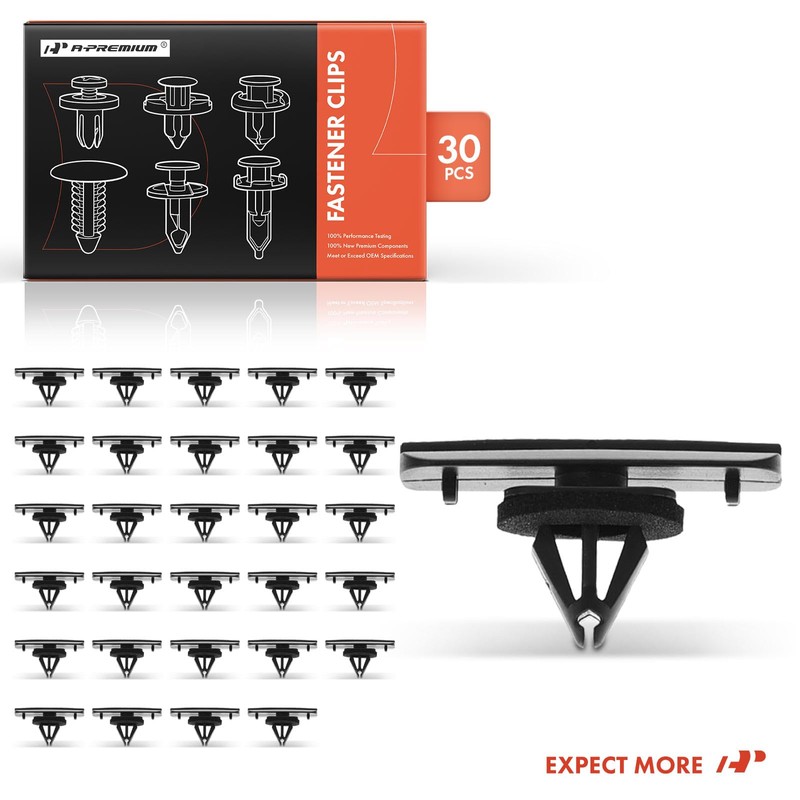 A-Premium 30PCS Nylon Front & Rear Fender Flare Moulding Clip