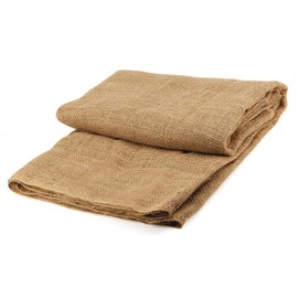 SENJEOK 40 Inch x 23 Feet Natural Burlap Fabric Roll, 7.6 Yard Jute Burlap Fabric, Gardening Burlap Table Runner for Crafts, DIY Project