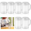 Starvast 6Pcs Early Learning Kids Easy Pouring Mini Pitchers, Round