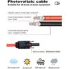 2pcs 10FT 10AWG Solar Extension Cable with Female and Male