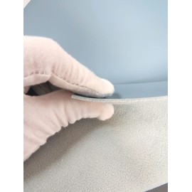 DuroLast™ Solid Vegan Soft Silicone Vinyl Fabric by The Yard DIY Upholstery Accessories Decor (Sky Blue)