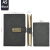 Auvier Diary with Lock, PU Leather Password Lock Notebook, Lockable