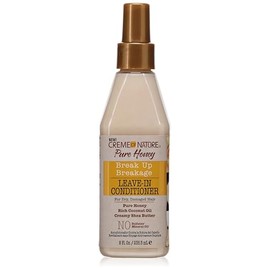 Crema de naturaleza pura, acondicionador sin enjuague de miel de 8 onzas (236 ml) (2 unidades)