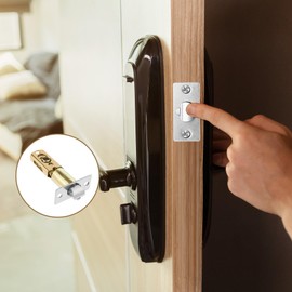 Adjustable Door Latch, Door Lock Latch Size 60/70mm 45° Turning Angle Door Knob Latch Door Lock Replacement Parts Door Knob Parts for Lever Door Handles, Internal Door Handles