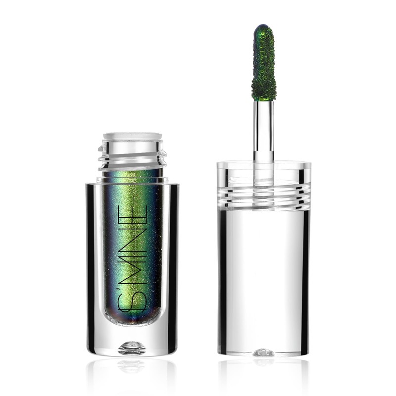 IS'MINE Glitter Liquid Eyeshadow, Chameleon Metallic Multi-Dimensional Holographic Highly Pigmented