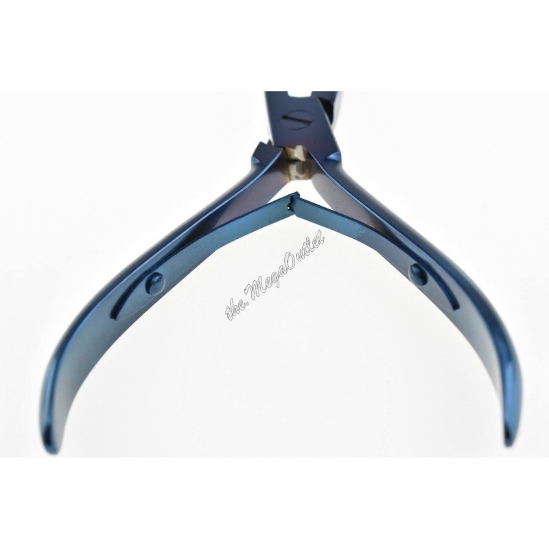 5" Professional Hair Extension Stainless Steel Multifunctional Blue Pliers for