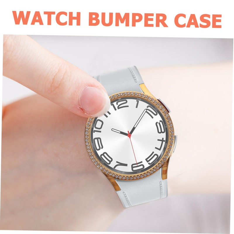 jojofuny Watch Bumper Protector Case for Watch Scratch Shock Resistant