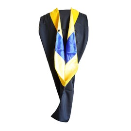 GRADWYSE Science Master Hood M.S. Graduation Master Degree Hood, Various College Colors Available Golden Yellow (Gold/Blue)