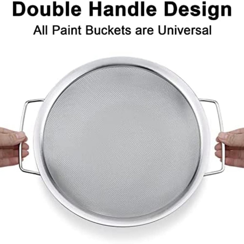 Dedjgoo Paint Strainer 60 Mesh Stainless Steel Filter Cover Fits