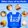 Tryitsbest 4 Pack Ice Bath Bags Reusable, Large Capacity Cold
