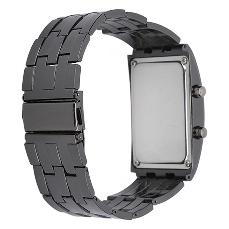 Men's Watch Fashion Exquisite Waterproof Alloy Men's LED Watch with