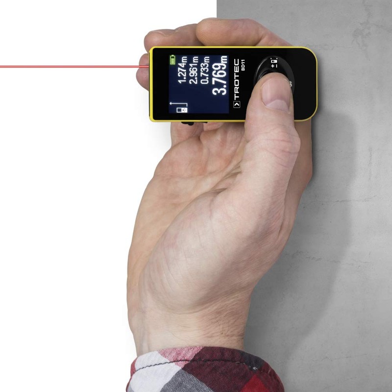 TROTEC Laser Rangefinder BD11 - Digital Meter Distance - Range