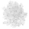 100Pcs Network Crystal Heads Gold Plated Strong Toughness Cable Connectors