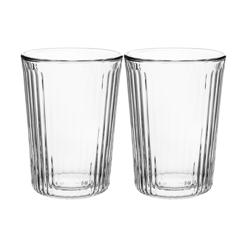 Maxwell & Williams Blend Stripey Double Wall Cup 250ML Set