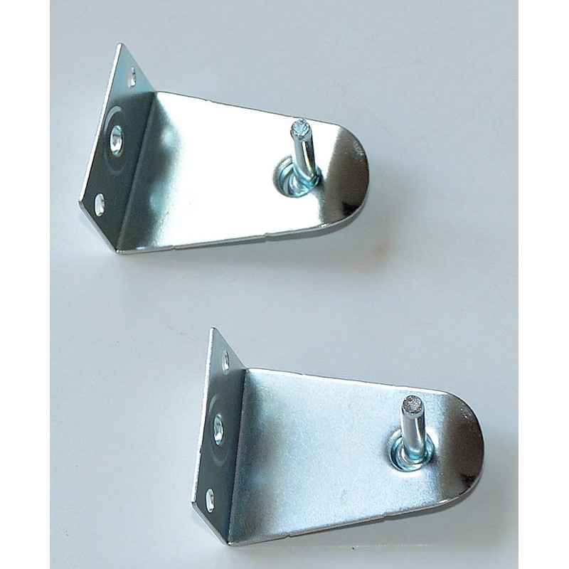 4pcs Hold Down Brackets with Install scews Metal Blinds Down