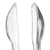 Sugarman Candy Clear Plastic Tongs, 6 1/2-Inch, 2 Packs of
