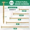 FMhotu 6 Inch Heavy-Duty Outdoor Deck Screws, 50Pcs Star Drive