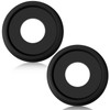BBTO 2 Pack Black Ceiling Medallion for Light Fixtures and