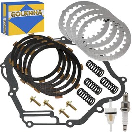GOLKNHA Clutch Kit & Cover Gasket Compatible with Yamaha TTR125 TTR125L TTR125E TTR125LE 2000-2023