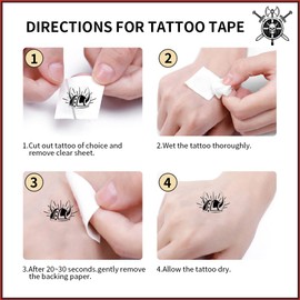 Pirate Temporary Tattoo for Kids,10 Sheets Pirate Skull Themed Tattoo Stickers Waterproof Caribbean Pirate Ship Fake Tattoos for Birthday Party Favors Goodie Bags Stuffers Party Fillers