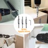 3 Pcs Upgrade Hinge Drill Bit Set Bring 1 Wrench,