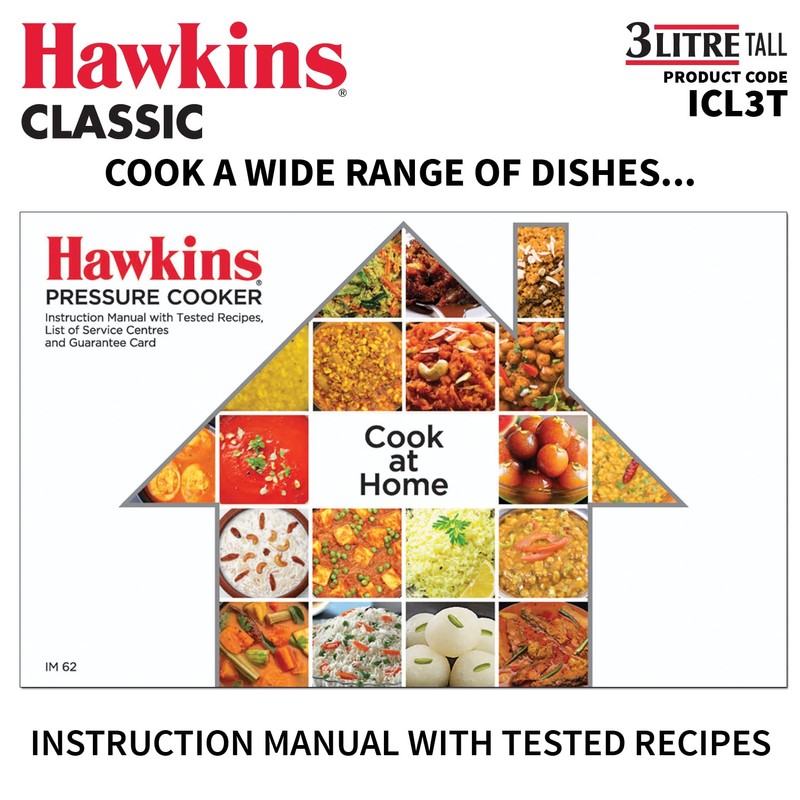 Hawkins Aluminium Classic Pressure Cooker,Induction Inner Lid Cooker,Tall Design Pan