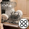 Pack of 4 Dishwasher O-Rings - Rubber Gaskets for Water