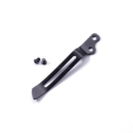 EZSMITH (Model 5 Universal Pocket Clip - (Tactical Black Finish) - Replacement Pocket Clip for Folding Knives, Cell Phones, Flashlights, Tactical Gear, Wallets, Tools