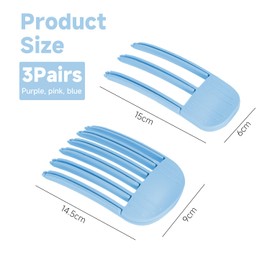 6 Pieces Hair Voluminous Hair Clips, Plastic Hair Clips, Women’S Hair Styling Tools, Hair Lifters