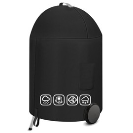 Grill Cover for Weber 57 cm Premium Charcoal Grills, 600D Oxford Cover for Kettle Grill Cover Grill, for Weber 57 cm Master Touch Grill, Heavy Duty & Waterproof Cover for Weber 7150