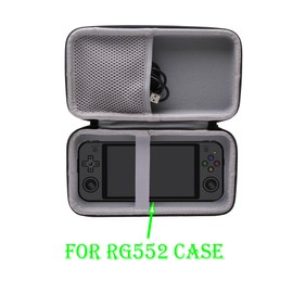 WERJIA Hard Carrying Case for RG505/RG552 Retro Game Handheld Game Console (For RG505 Case)