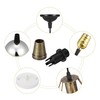 sourcing map Cable Glands Strain Relief Cord Connector Grips Metal
