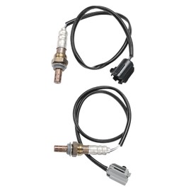 JDMON 2PCS O2 Oxygen Sensor Upstream Downstream Replacement for Dodge Ram 1500, 2500, 3500 Pickup, Jeep Grand Cherokee Compatible with 234-4076, 234-4079